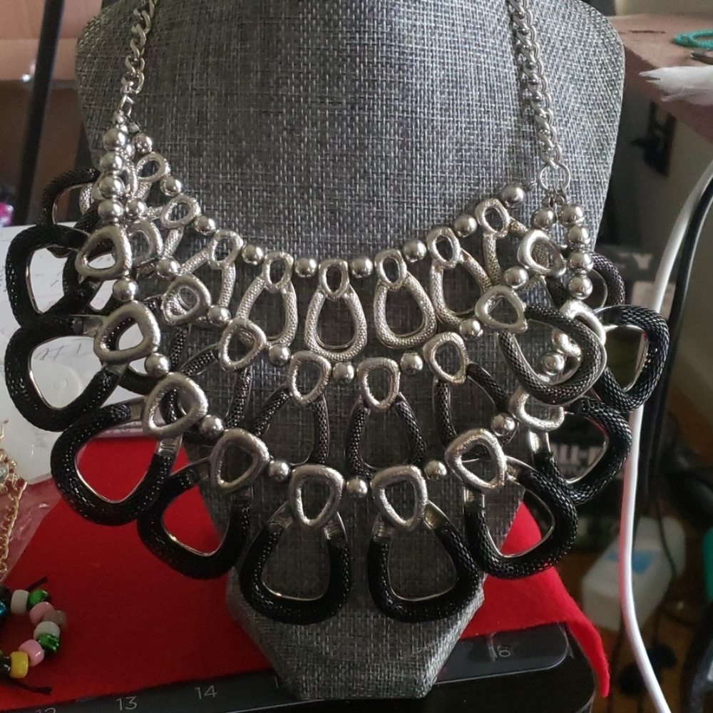 Necklace with matching earrings